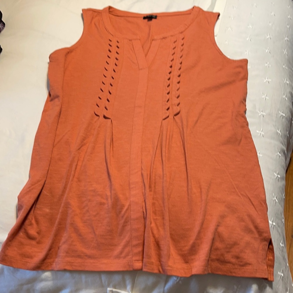 Talbots top/tunic carmel colored
